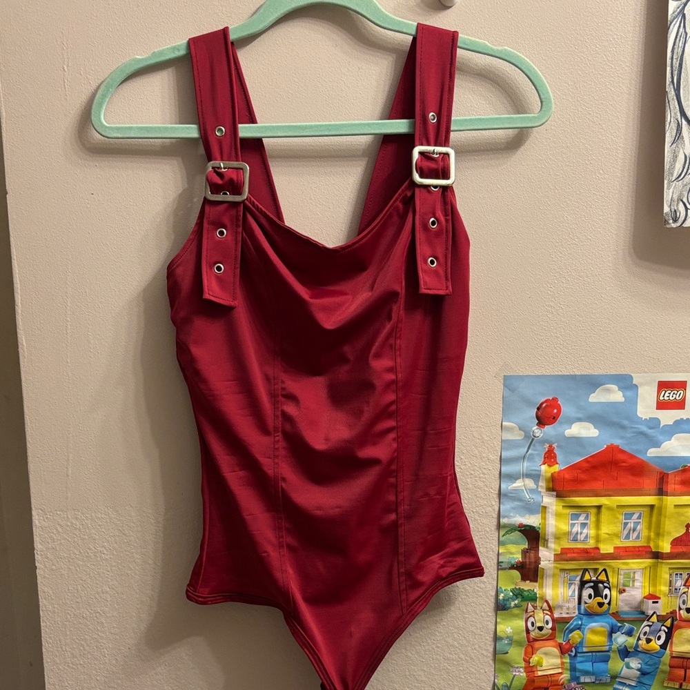 Moda Colombia Red Bodysuit